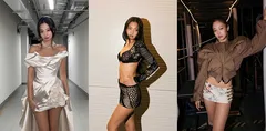 BLACKPINK成员 金珍妮 音乐节再度走光 舞台表演卖力热舞 衣服滑落乳头乍现!