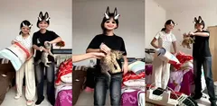 快手两女生 牙不齐与白米粥 虐猫事件发酵 高抛吊脖手段狠辣 道歉诡辩难掩其恶